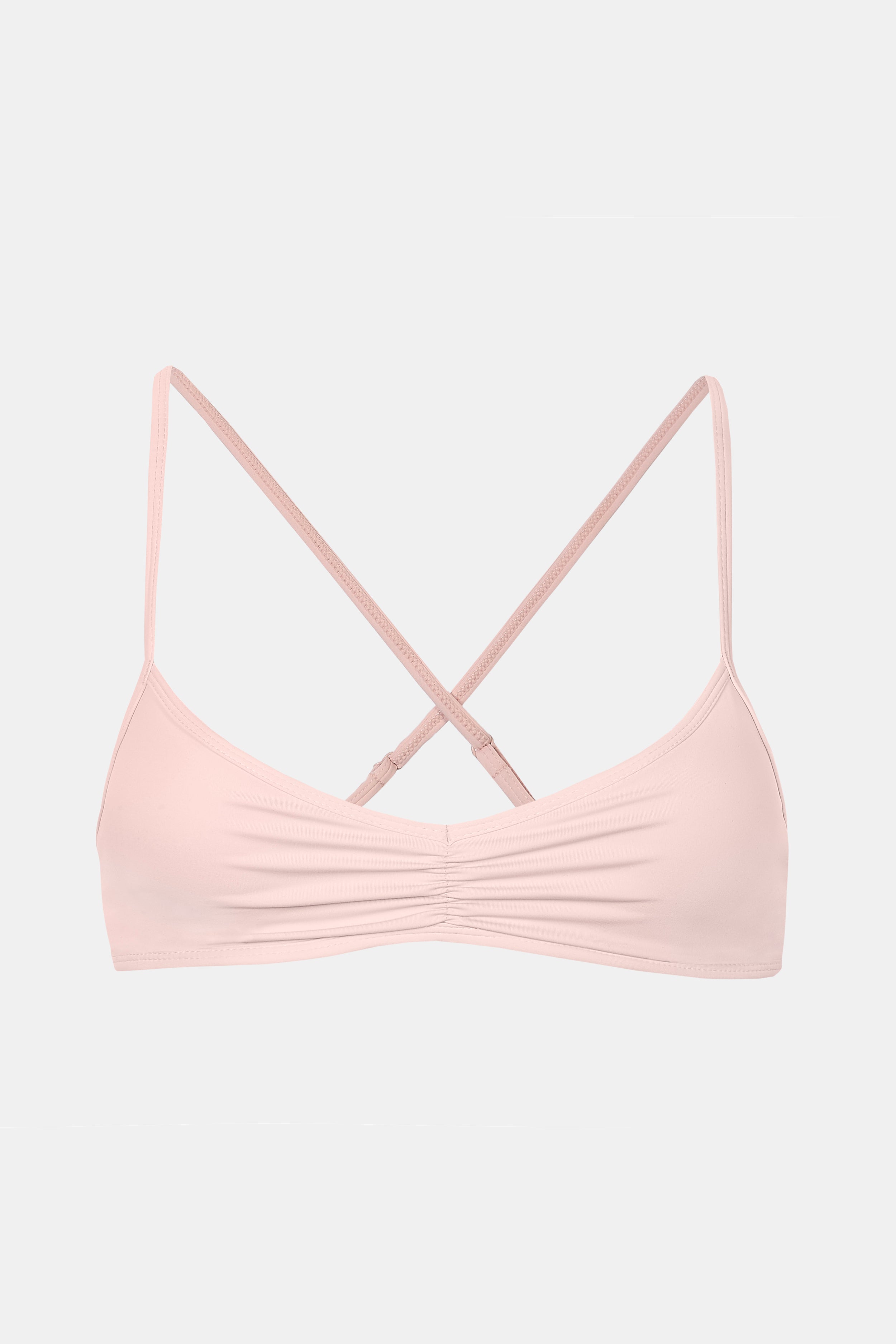 Base Sculpting Skinny Ruched Bra - Marshmallow