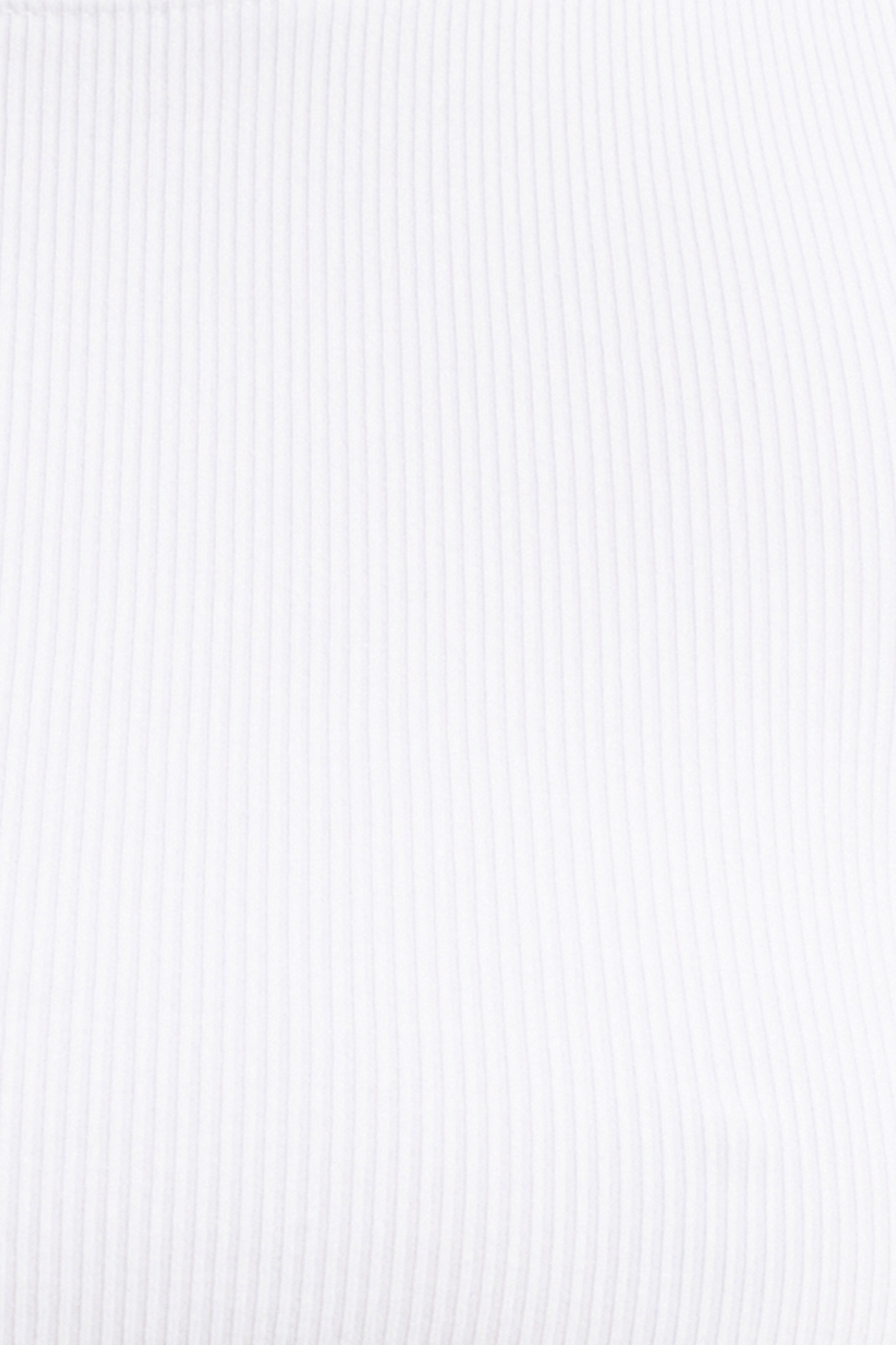 Soft Ribbed Tank Top - White