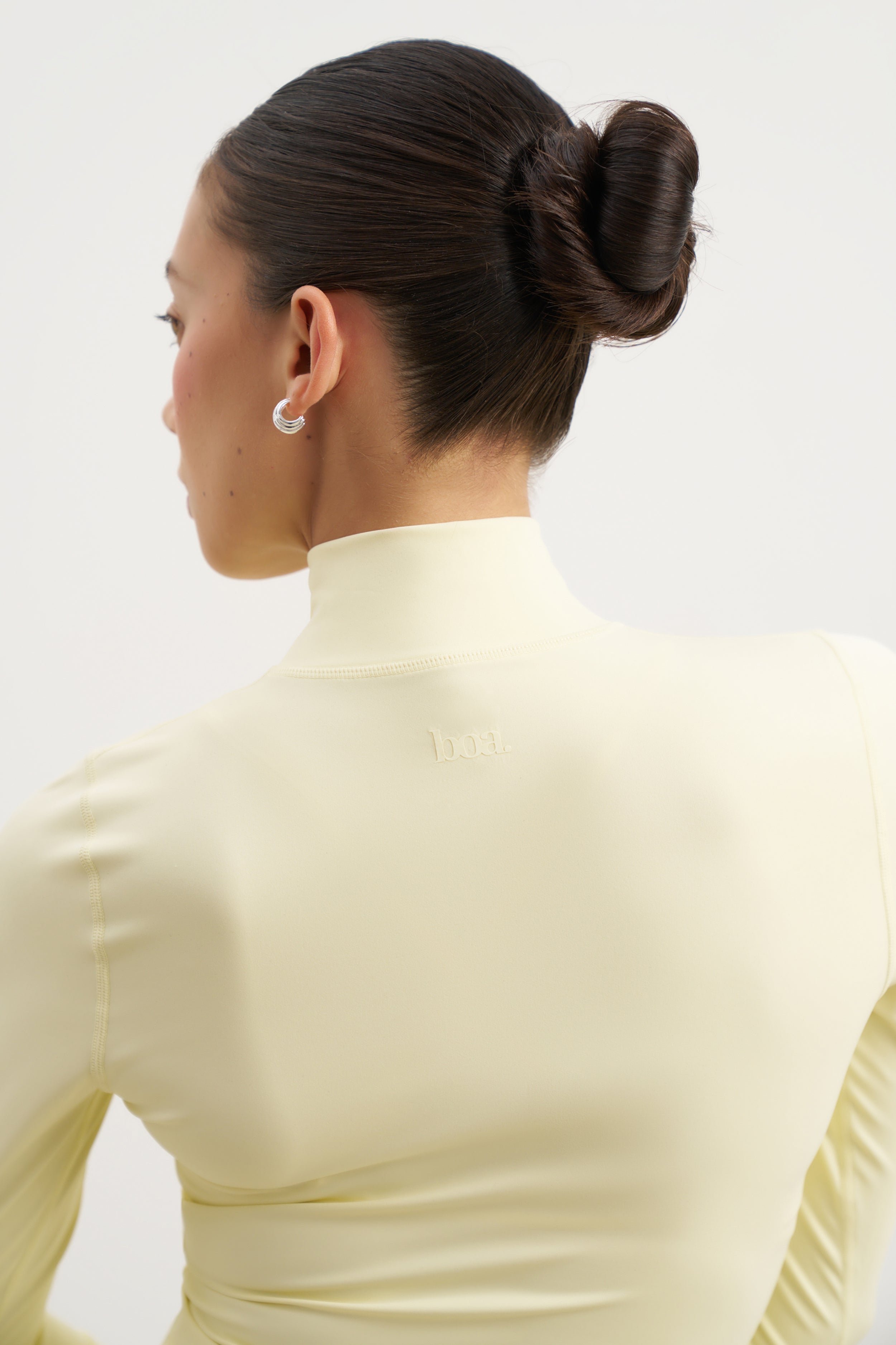 Base Sculpting Zip Up Jacket - Buttermilk