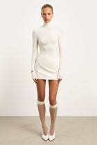Clean Cut Micro Skirt - Cream