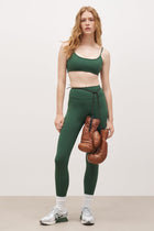 Base Sculpting Leggings - Forest Green