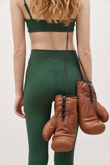 Base Sculpting Leggings - Forest Green