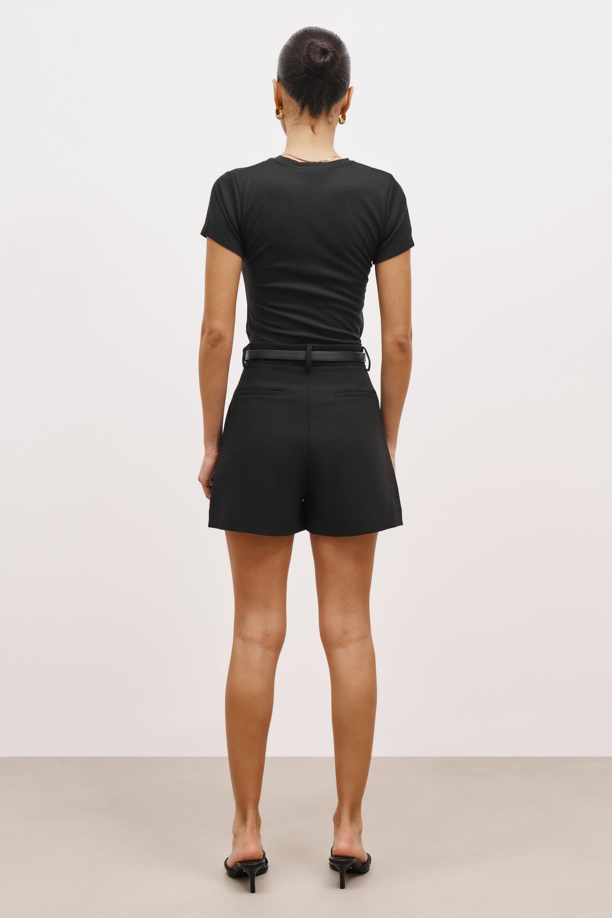 Tailored Bermuda Shorts - Black