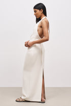 Mid Rise Effortless Maxi Skirt - Cream