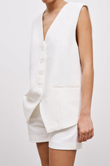 Oversized Waistcoat - Ivory