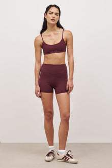 Base Sculpting Shorts - Merlot