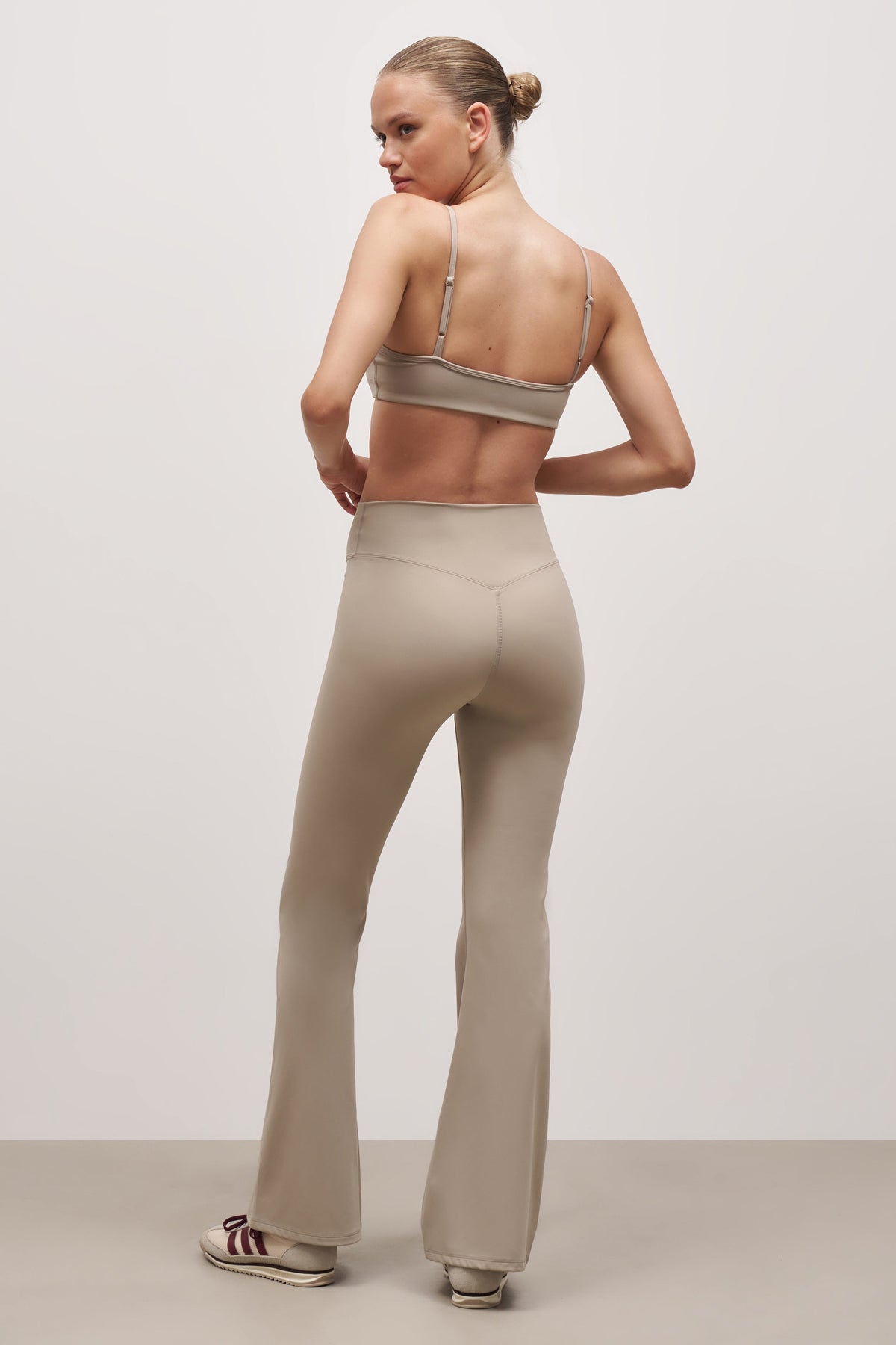 Base Sculpting Flared Leggings - Taupe