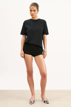 Tailored Micro Shorts - Black