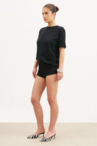 Tailored Micro Shorts - Black
