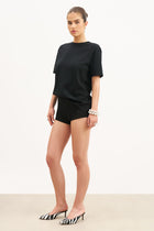 Tailored Micro Shorts - Black