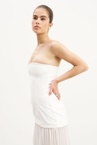 Structured Bodice Gown - White