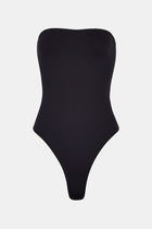 Strapless Bandeau Bodysuit - Black