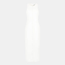 Tailored Button Down Maxi Dress - White