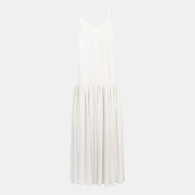 Flowing Dropped Waist Maxi Dress - Ivory