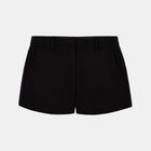 Formal Tailored Micro Shorts - Black