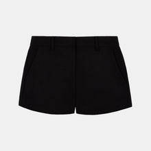 Formal Tailored Micro Shorts - Black