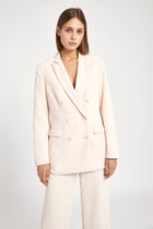 Double Breasted Blazer - Pink