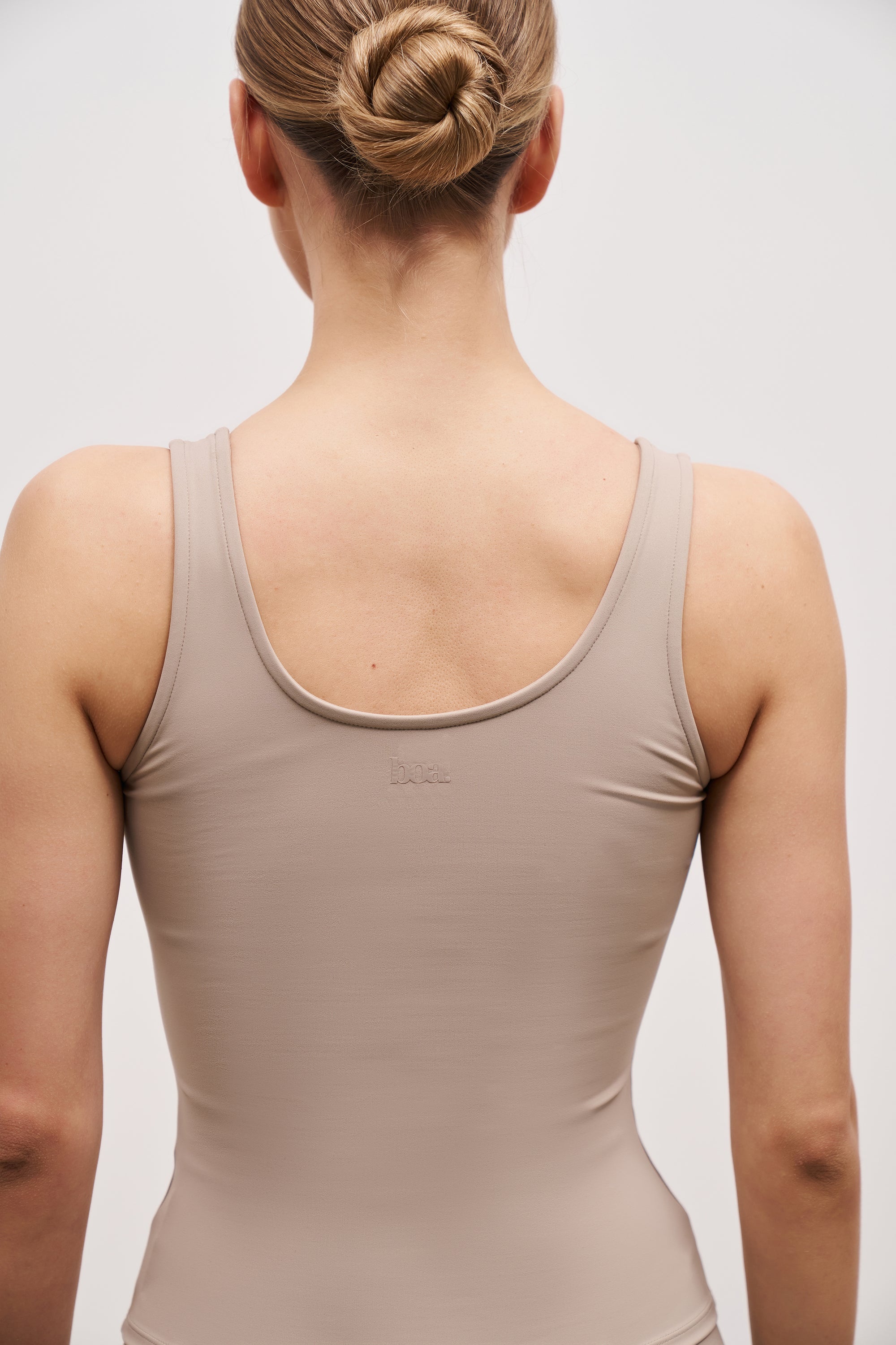 Base Sculpting Tank Top - Taupe