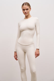 Base Sculpting Long Sleeve Top - Tofu