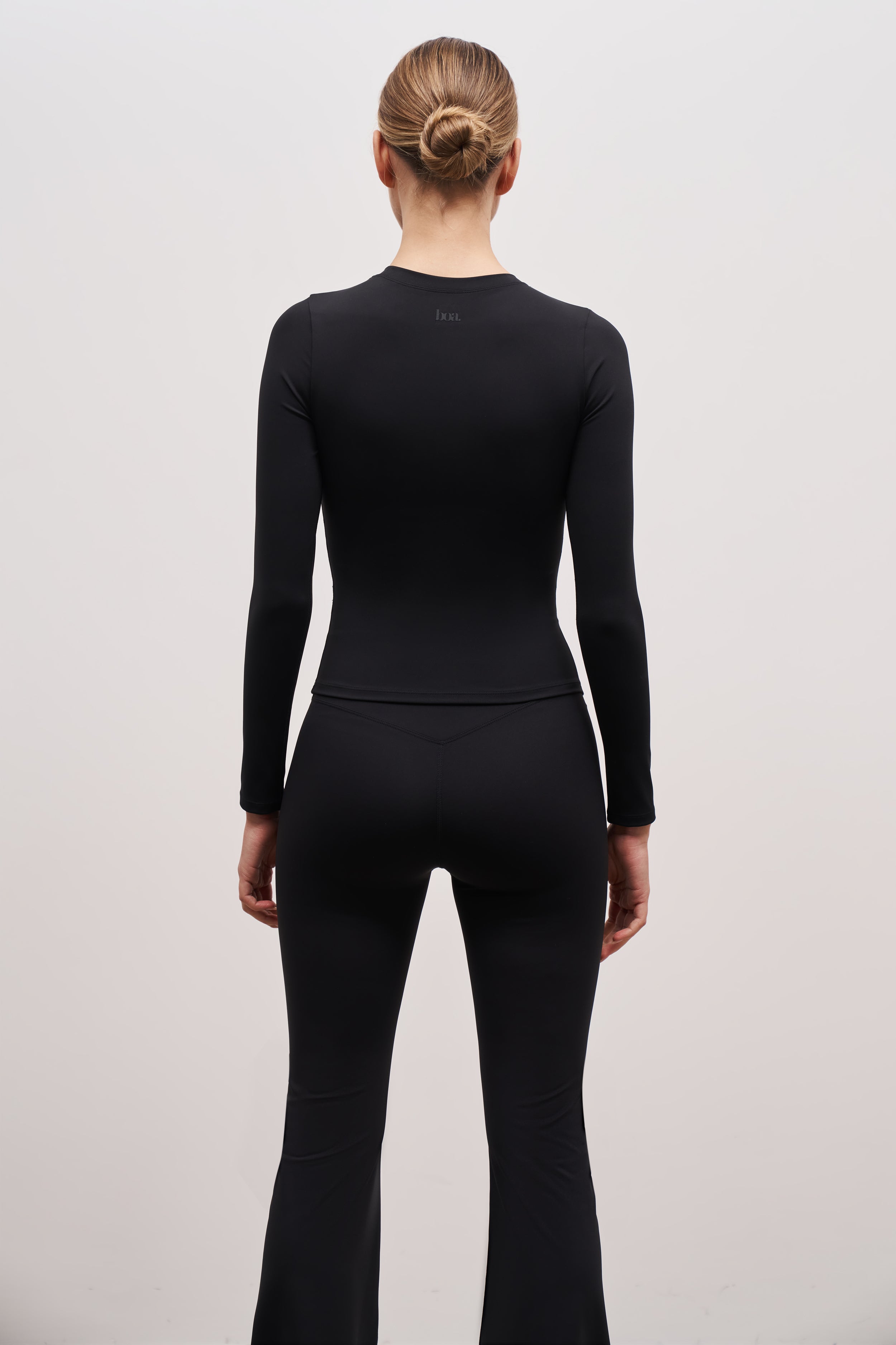 Base Sculpting Long Sleeve Top - Black