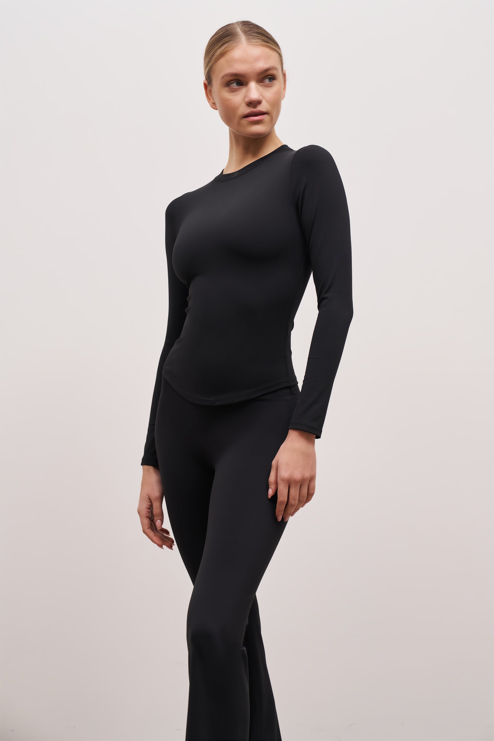 Base Sculpting Long Sleeve Top - Black