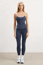 Base Contrast Trim Cami Top - Midnight Blue/Tofu