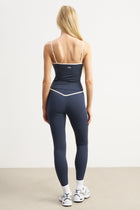 Base Contrast Trim Cami Top - Midnight Blue/Tofu
