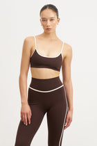 Base Contrast Trim Leggings - Carob/Tofu