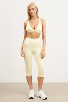Base Sculpting Capri Leggings - Buttermilk
