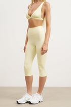 Base Sculpting Capri Leggings - Buttermilk