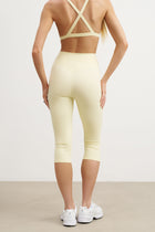 Base Sculpting Capri Leggings - Buttermilk
