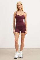 Base Sculpting Cami Top - Merlot