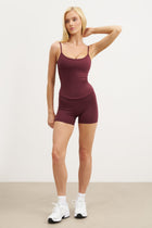 Base Sculpting Cami Top - Merlot