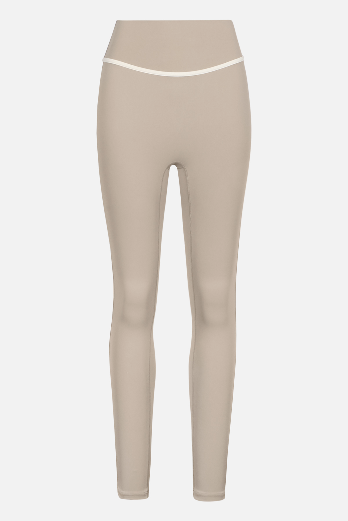 Base Contrast Trim Leggings - Taupe/Tofu