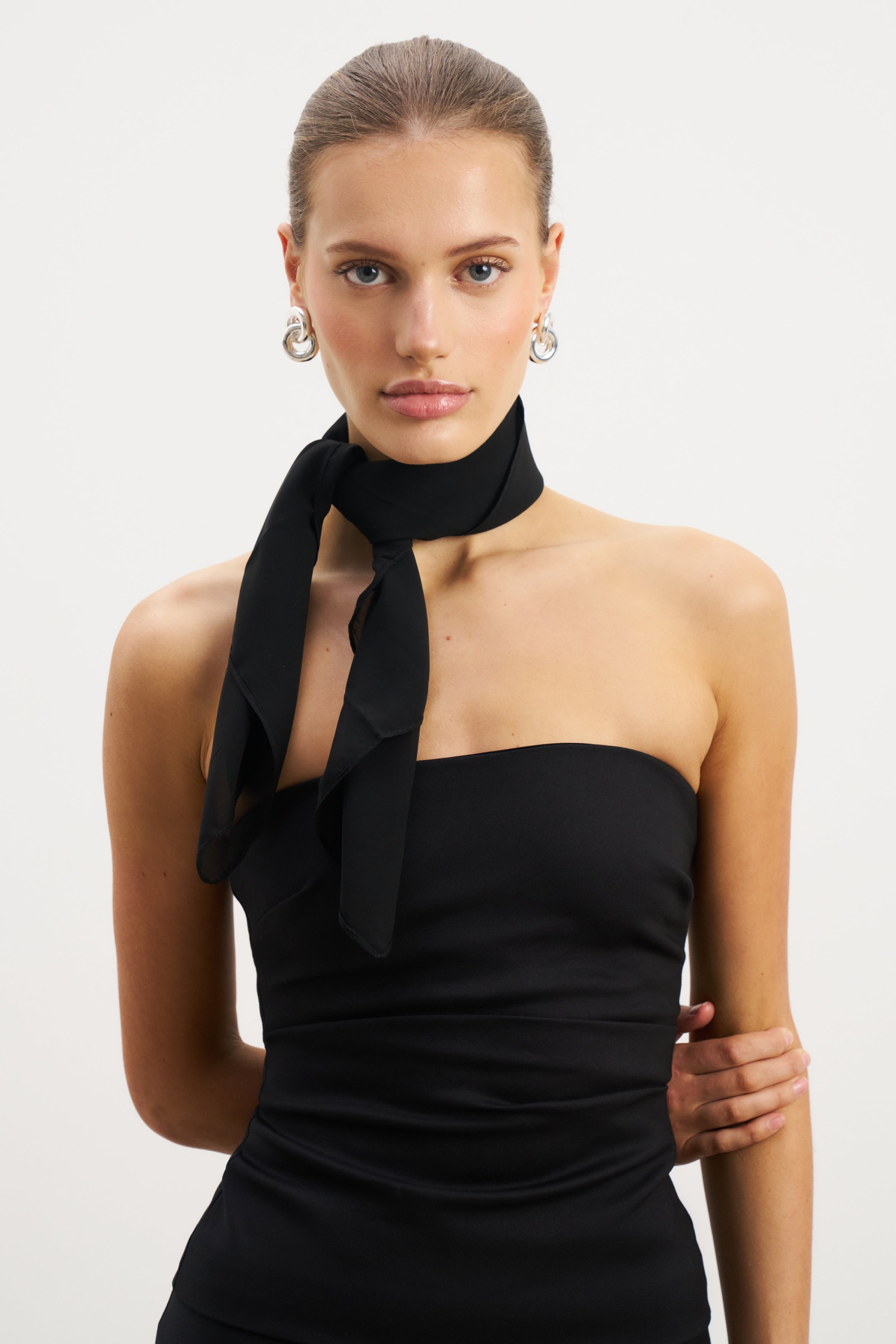 Tailored Ruched Bodice - Black