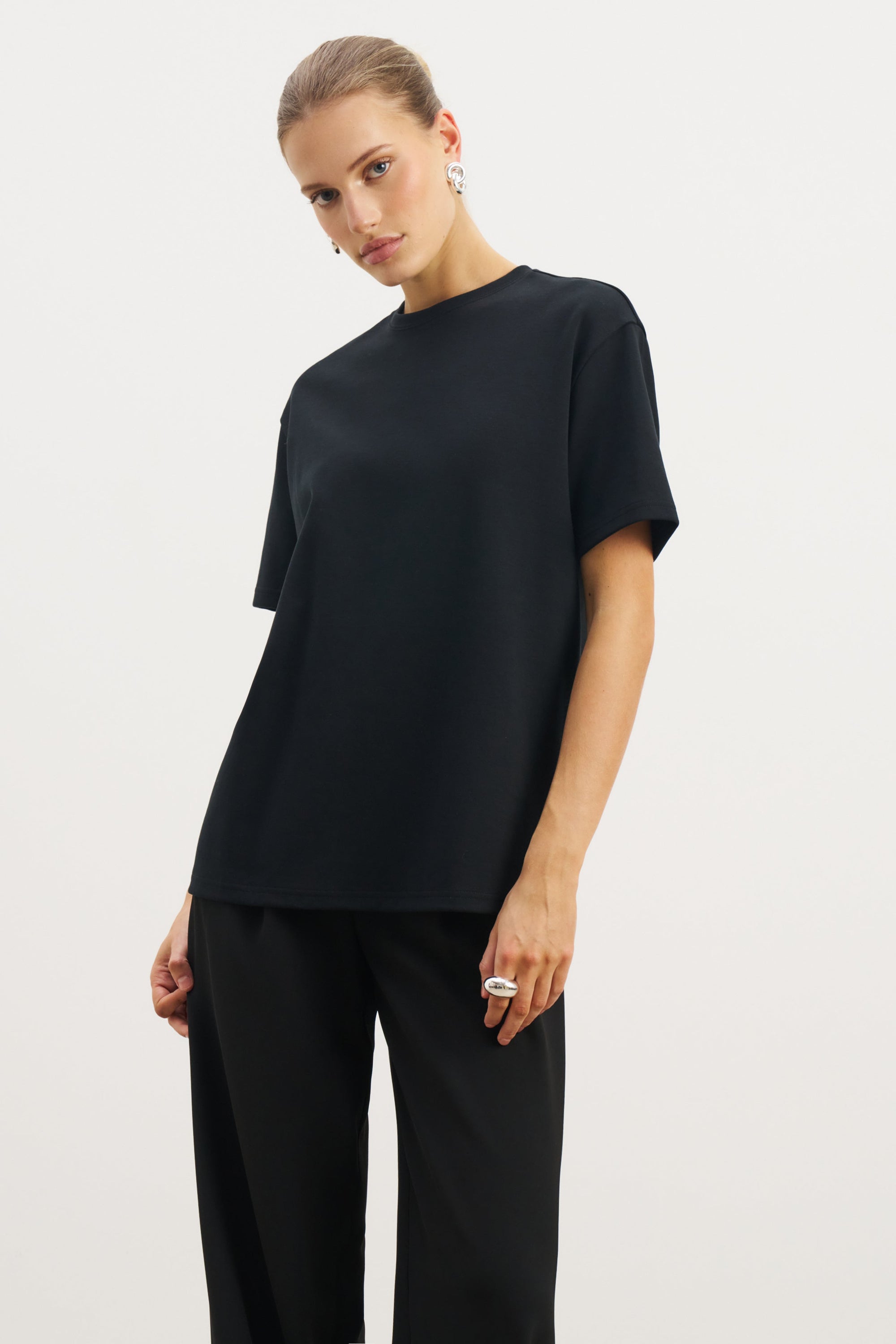 Oversized T Shirt - Black