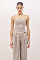 Herringbone Strapless Bodice - Herringbone