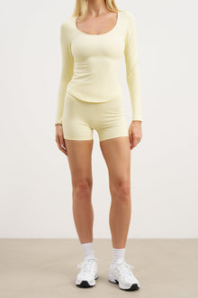 Base Sculpting Shorts - Buttermilk