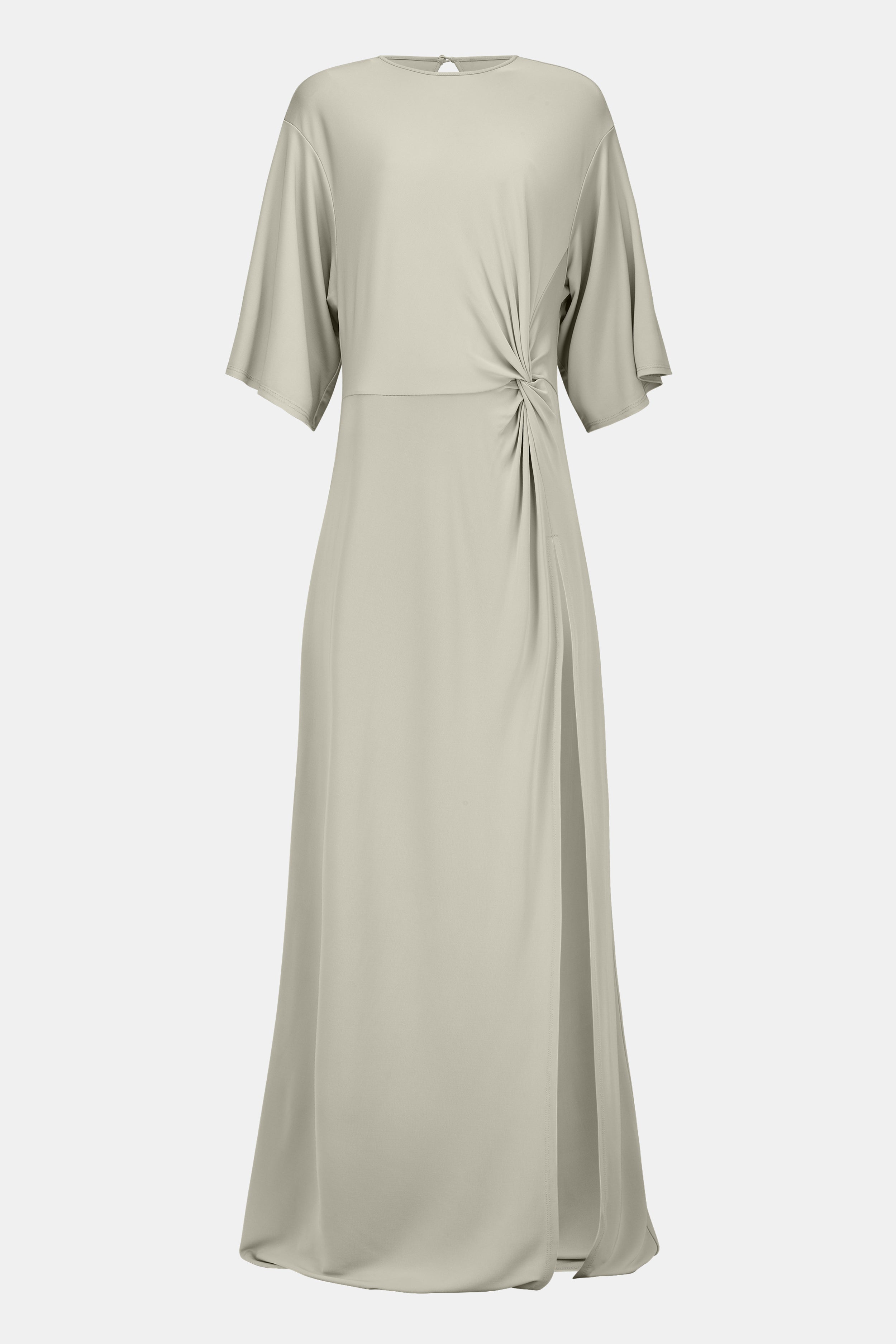 Relaxed Dropped Waist T-Shirt Gown - Antique Sage