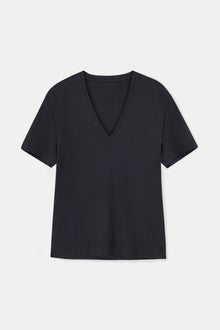 Classic V Neck T Shirt - Black