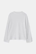 Oversized Longsleeve T Shirt - White