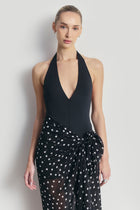 Chiffon Maxi Polka Dot Sarong Scarf -  Maxi Polka Dot