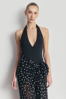 Chiffon Maxi Polka Dot Sarong Scarf -  Maxi Polka Dot