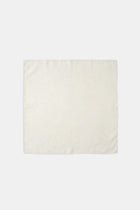 Satin Jacquard Scarf - Cream