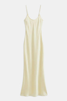 Satin Scoop Neck Camisole Maxi Dress - Buttermilk