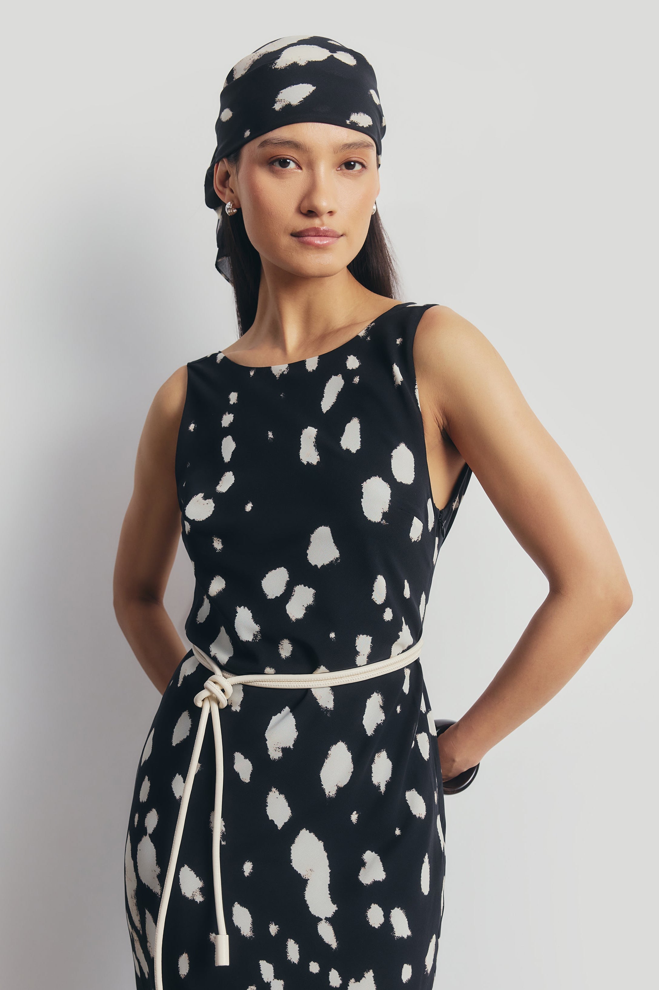 Chiffon Scarf - Abstract Dot