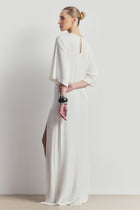 Relaxed Dropped Waist T-Shirt Gown - White
