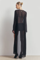 Tailored Satin Micro Shorts - Black