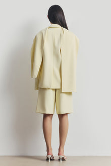 Oversized Single Breasted Blazer - Buttermilk