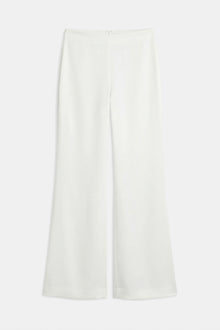 Tailored Satin Wide Leg Trousers - White